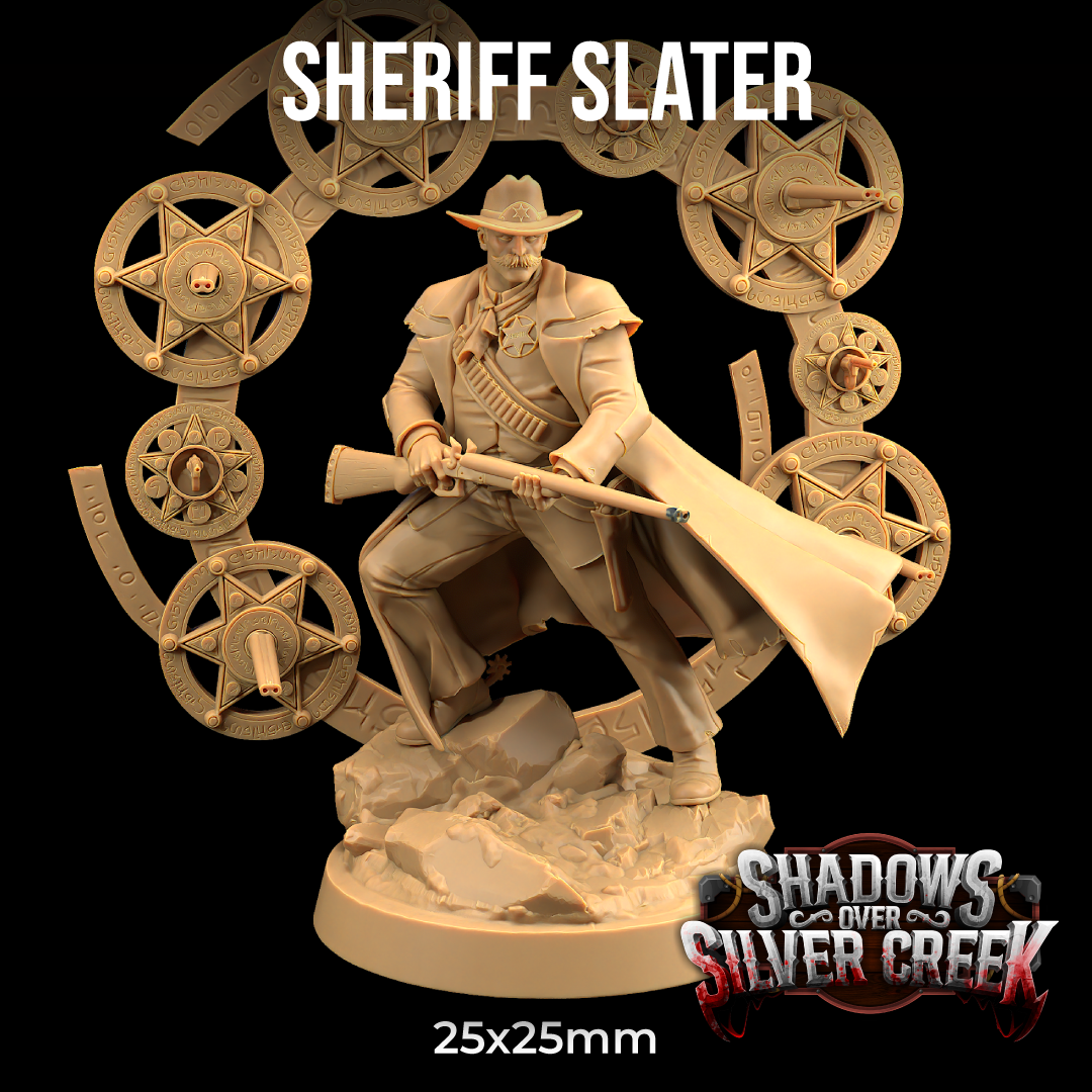 Sherrif Slater | PRESUPPORTED | Shadows Over Silver Creek